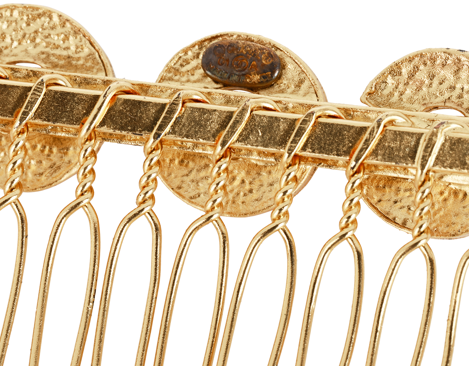 Chanel Coco Hair Comb, &pound;395, Accessories, Gold, Brass, Other view